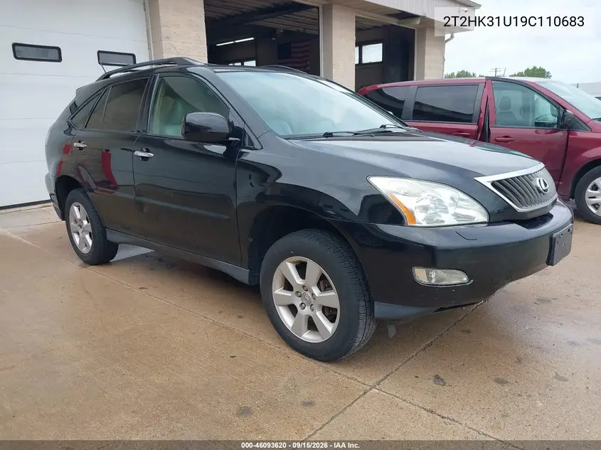 LEXUS RX 2009, VIN 2T2HK31U19C110683