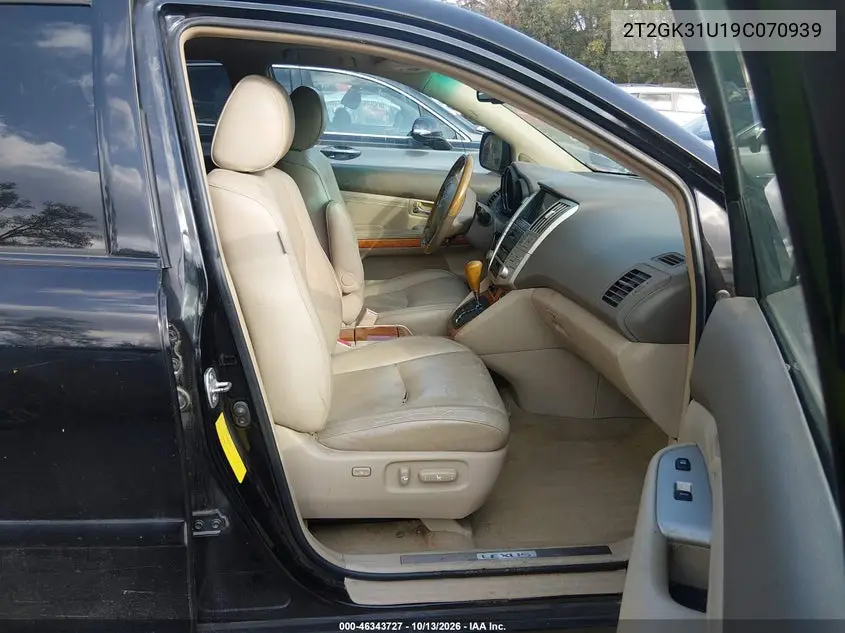 2009 LEXUS RX VIN 2T2GK31U19C070939 — фото 5