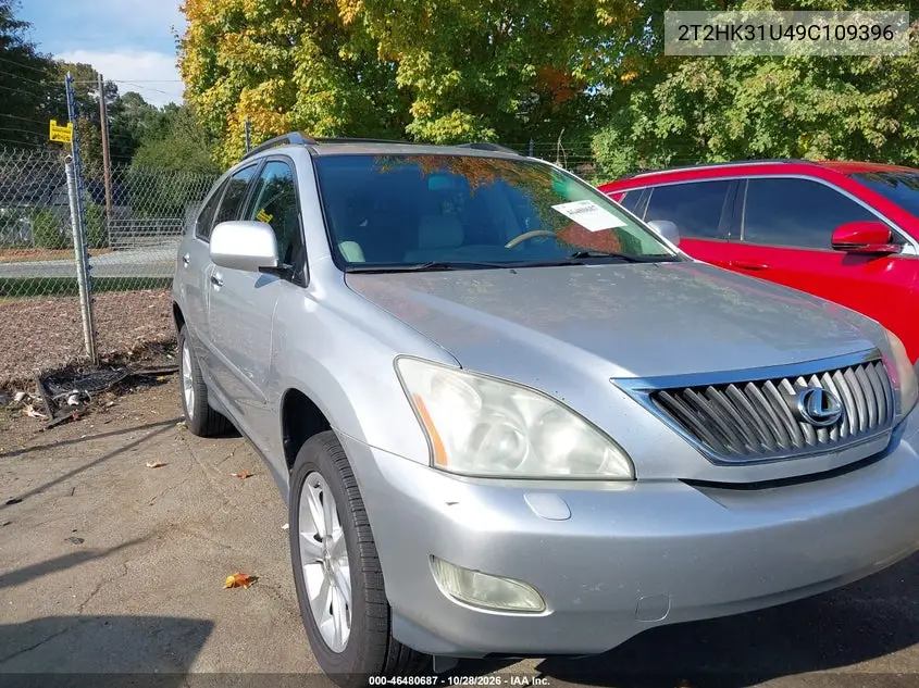 LEXUS RX 2009, VIN 2T2HK31U49C109396