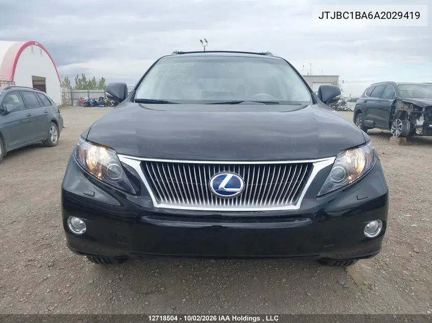 2010 LEXUS RX VIN JTJBC1BA6A2029419 — фото 12