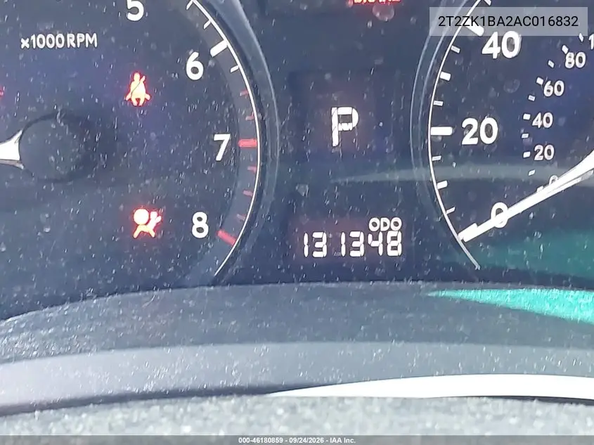2010 LEXUS RX VIN 2T2ZK1BA2AC016832 — фото 15