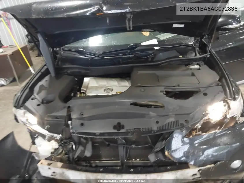 2010 LEXUS RX VIN 2T2BK1BA6AC072838 — фото 10