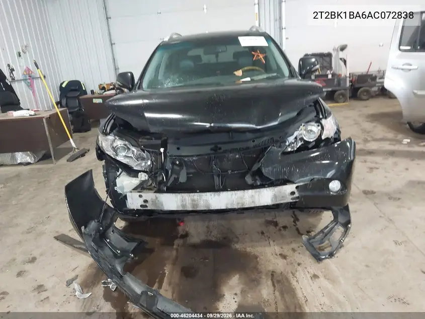 2010 LEXUS RX VIN 2T2BK1BA6AC072838 — фото 12