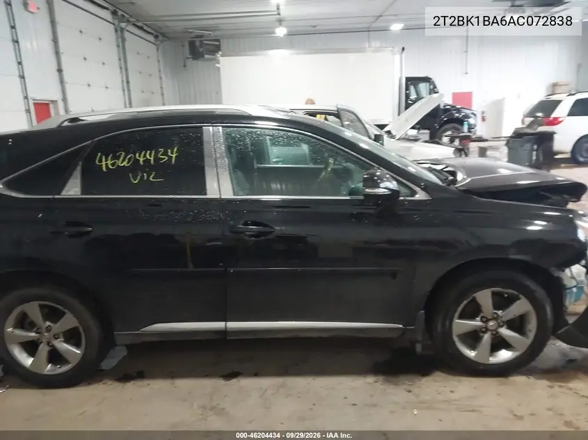 2010 LEXUS RX VIN 2T2BK1BA6AC072838 — фото 13