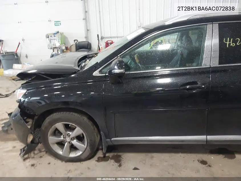 2010 LEXUS RX VIN 2T2BK1BA6AC072838 — фото 14
