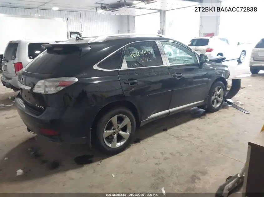 2010 LEXUS RX VIN 2T2BK1BA6AC072838 — фото 5