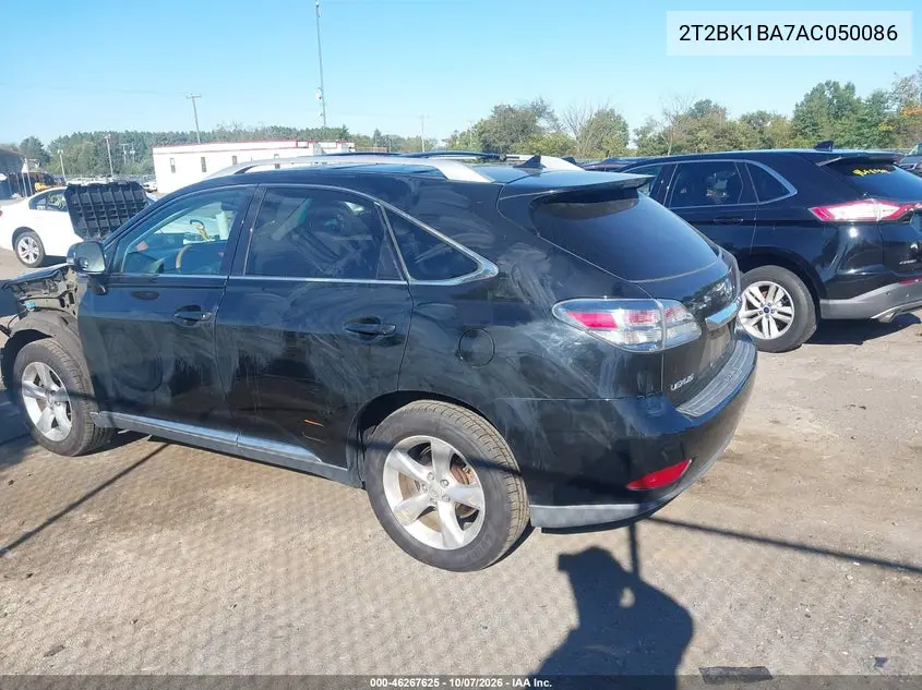 2010 LEXUS RX VIN 2T2BK1BA7AC050086 — фото 3