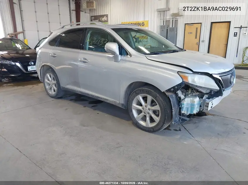 LEXUS RX 2010, VIN 2T2ZK1BA9AC029691