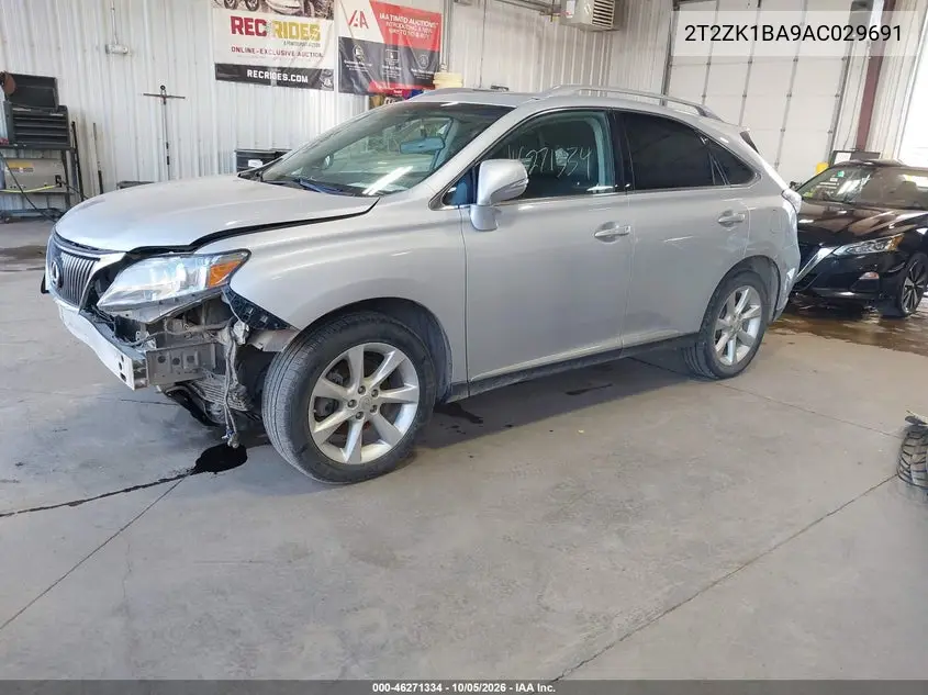 2010 LEXUS RX VIN 2T2ZK1BA9AC029691 — фото 2