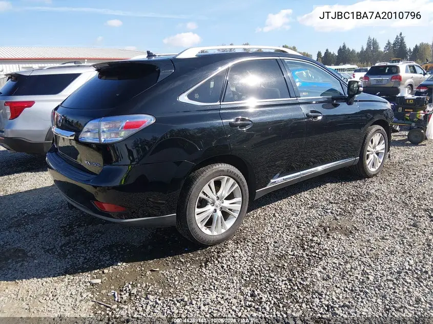 2010 LEXUS RX VIN JTJBC1BA7A2010796 — фото 4