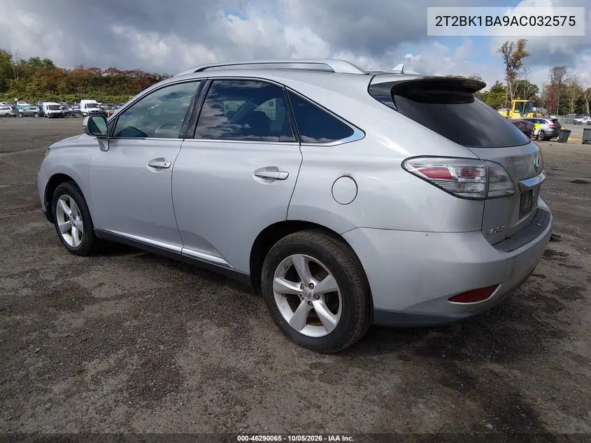 2010 LEXUS RX VIN 2T2BK1BA9AC032575 — фото 3