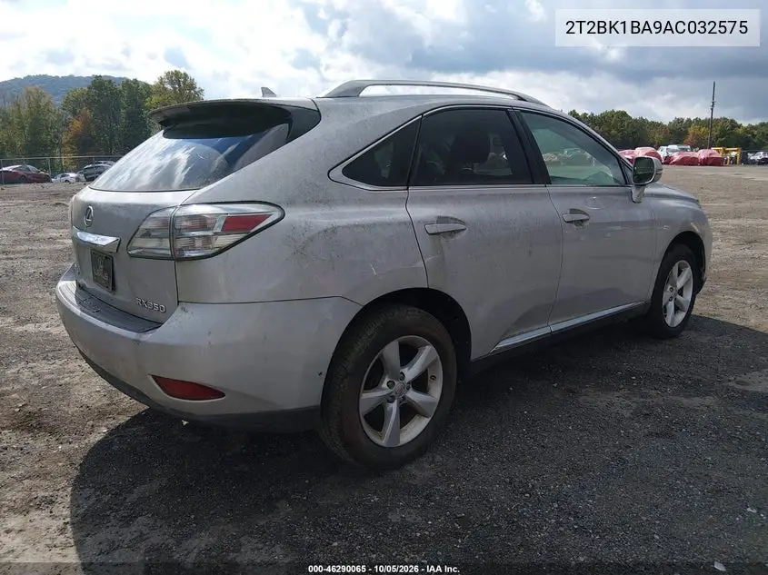 2010 LEXUS RX VIN 2T2BK1BA9AC032575 — фото 4