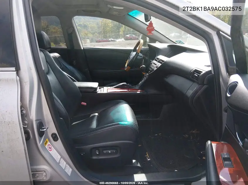 2010 LEXUS RX VIN 2T2BK1BA9AC032575 — фото 5