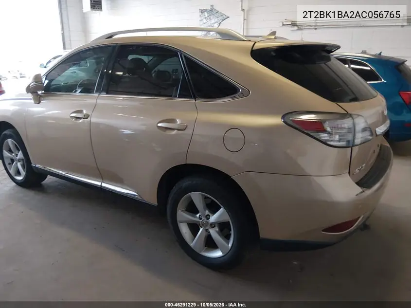 2010 LEXUS RX VIN 2T2BK1BA2AC056765 — фото 3