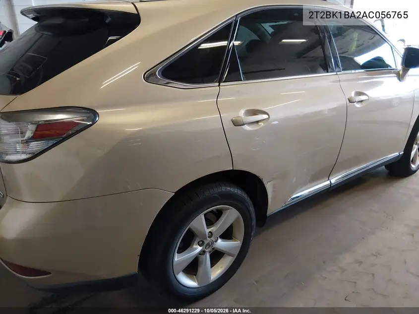 2010 LEXUS RX VIN 2T2BK1BA2AC056765 — фото 4