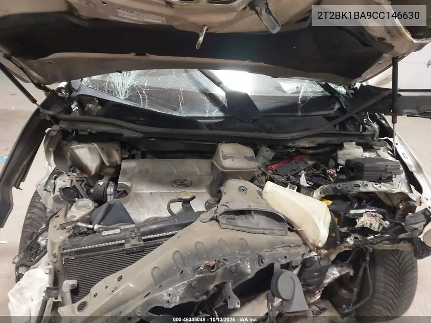 2012 LEXUS RX VIN 2T2BK1BA9CC146630 — фото 10