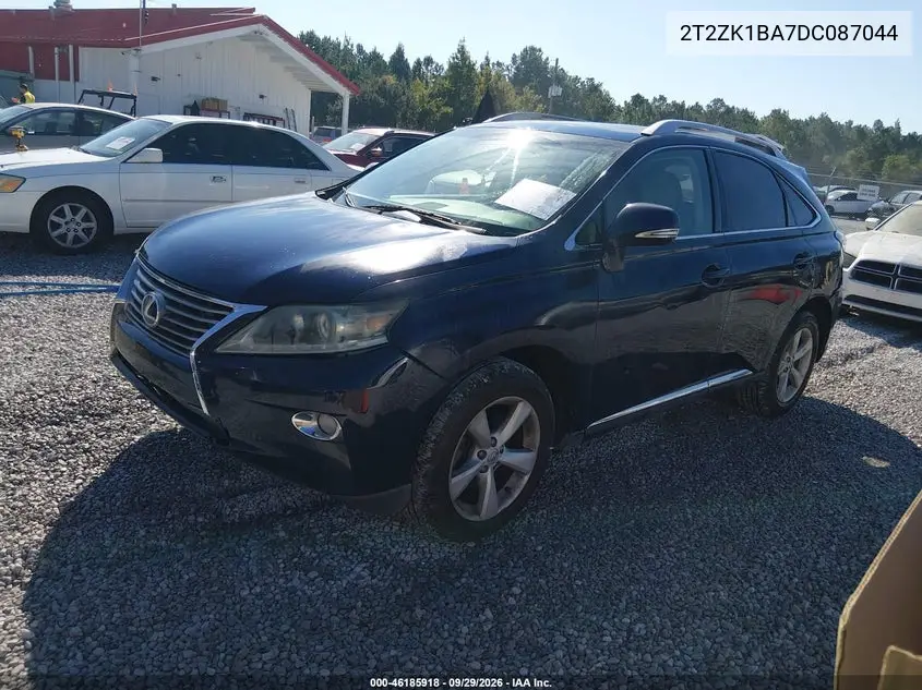 2013 LEXUS RX VIN 2T2ZK1BA7DC087044 — фото 2