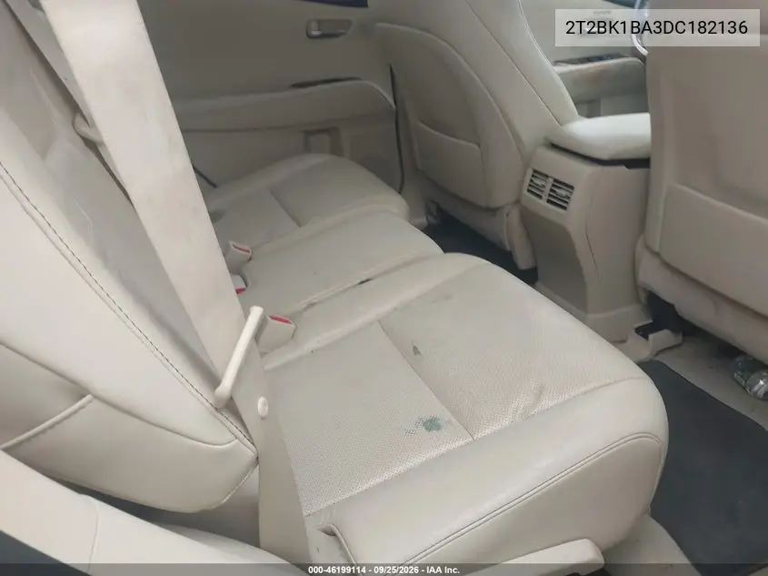 2013 LEXUS RX VIN 2T2BK1BA3DC182136 — фото 8