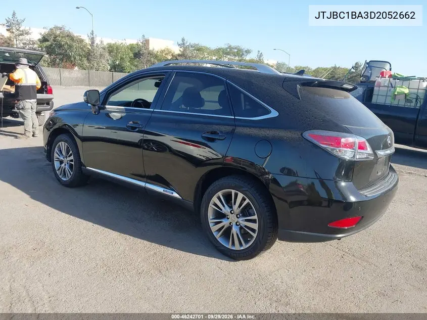 2013 LEXUS RX VIN JTJBC1BA3D2052662 — фото 3