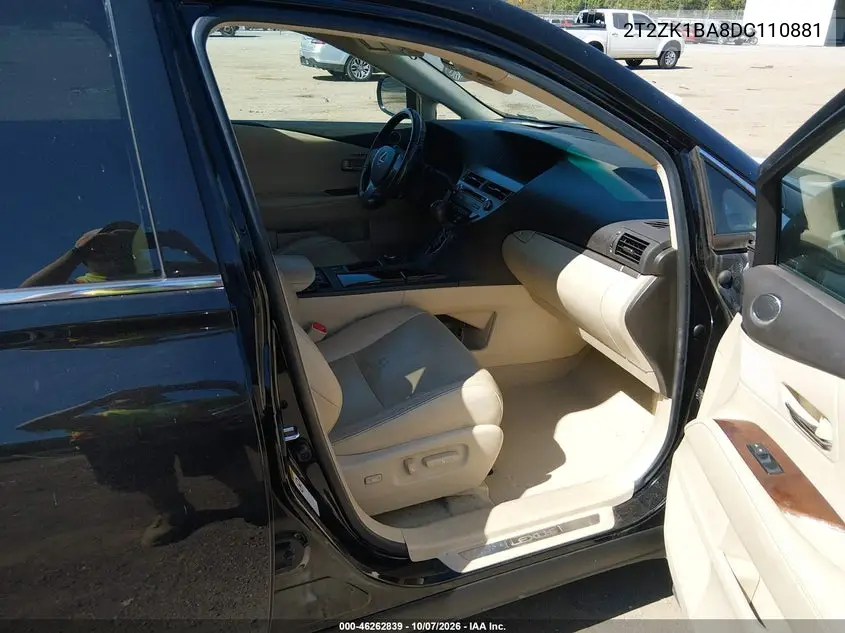 2013 LEXUS RX VIN 2T2ZK1BA8DC110881 — фото 5