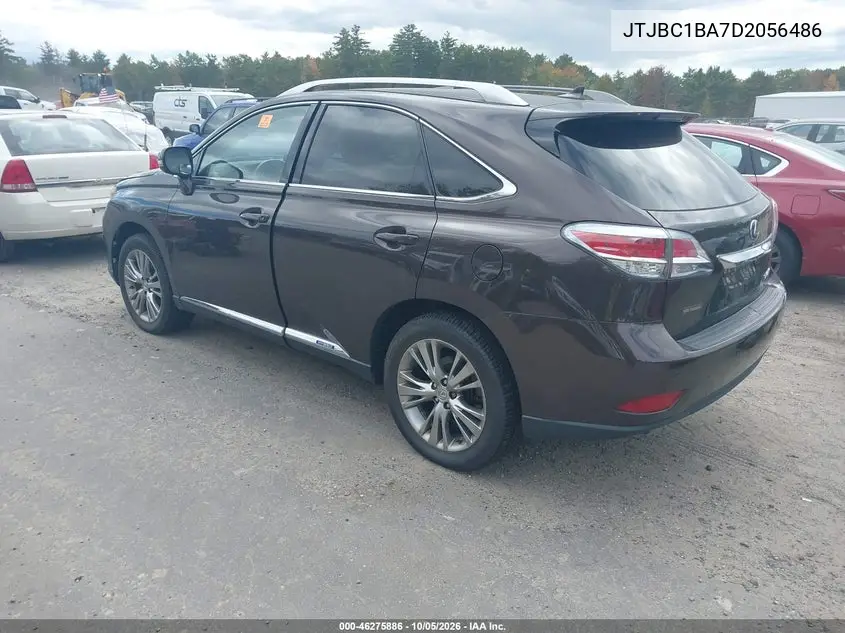 2013 LEXUS RX VIN JTJBC1BA7D2056486 — фото 3