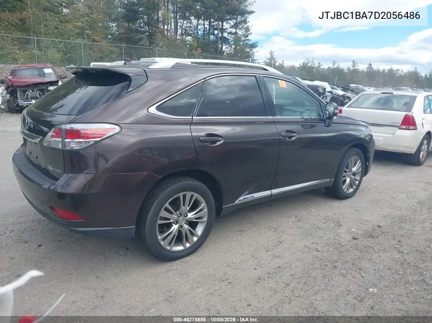 2013 LEXUS RX VIN JTJBC1BA7D2056486 — фото 4