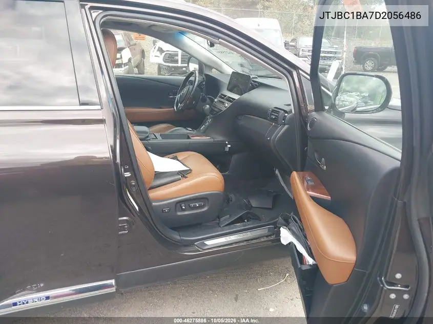 2013 LEXUS RX VIN JTJBC1BA7D2056486 — фото 5