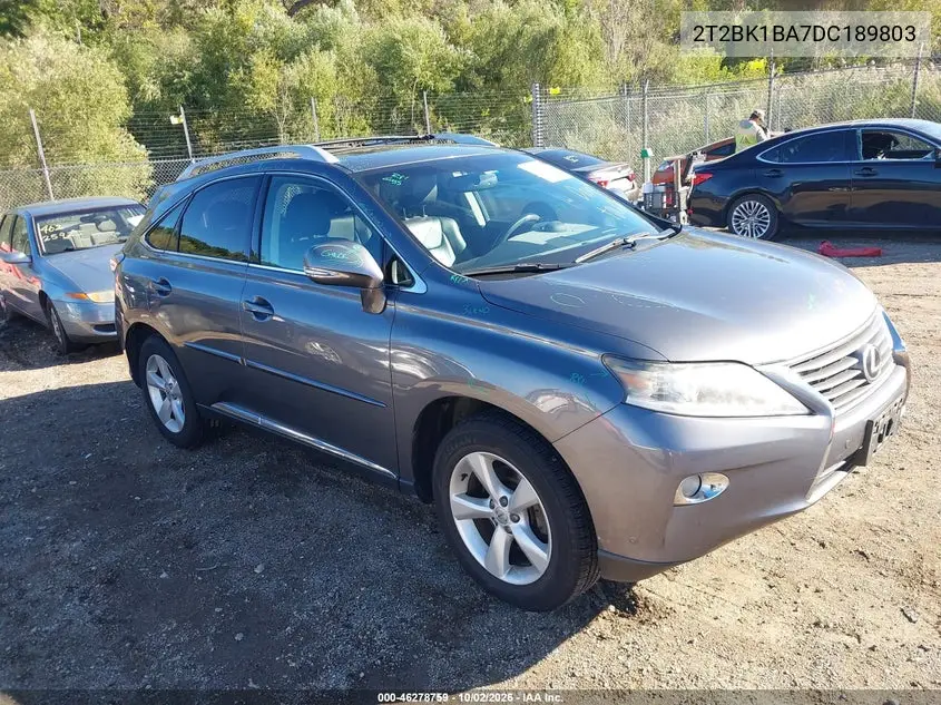LEXUS RX 2013, VIN 2T2BK1BA7DC189803