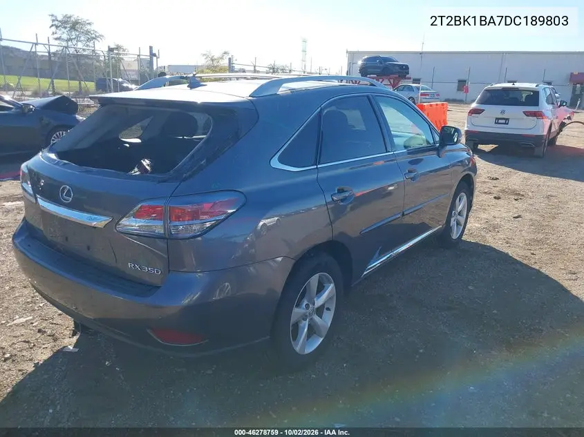 2013 LEXUS RX VIN 2T2BK1BA7DC189803 — фото 4