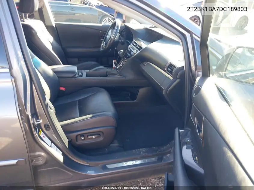 2013 LEXUS RX VIN 2T2BK1BA7DC189803 — фото 5