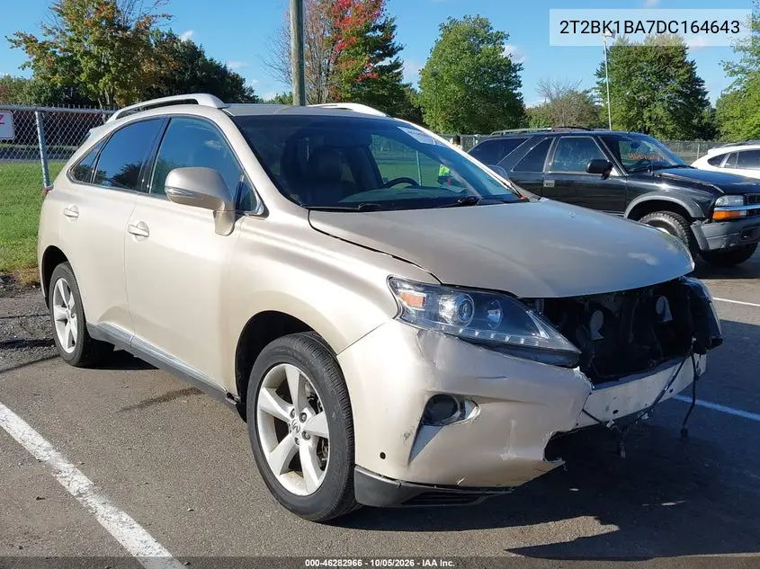 LEXUS RX 2013, VIN 2T2BK1BA7DC164643