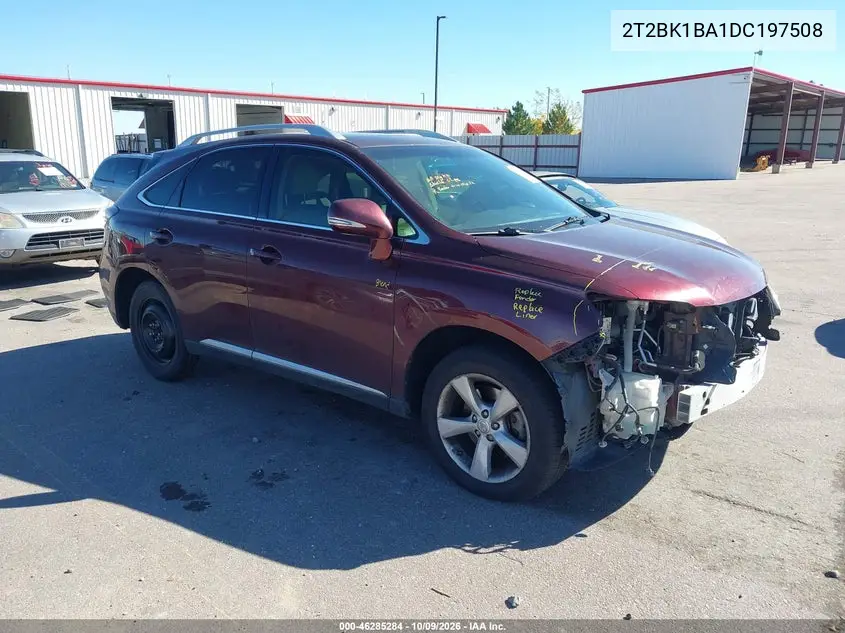 LEXUS RX 2013, VIN 2T2BK1BA1DC197508