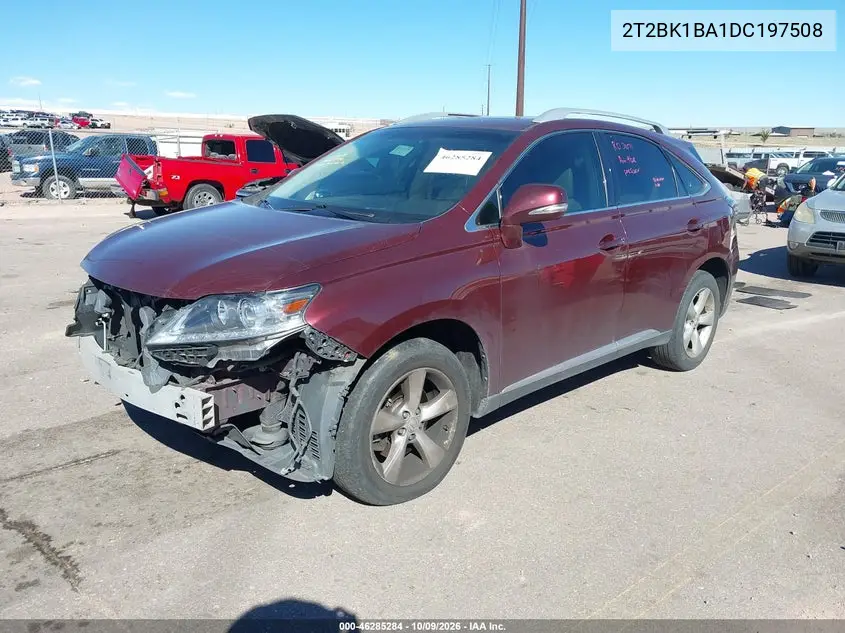 2013 LEXUS RX VIN 2T2BK1BA1DC197508 — фото 2