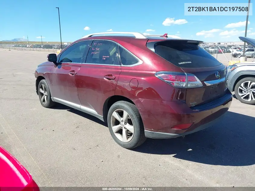 2013 LEXUS RX VIN 2T2BK1BA1DC197508 — фото 3