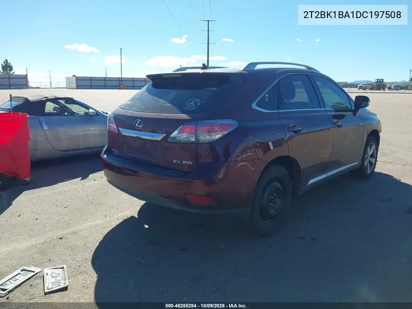 2013 LEXUS RX VIN 2T2BK1BA1DC197508 — фото 4