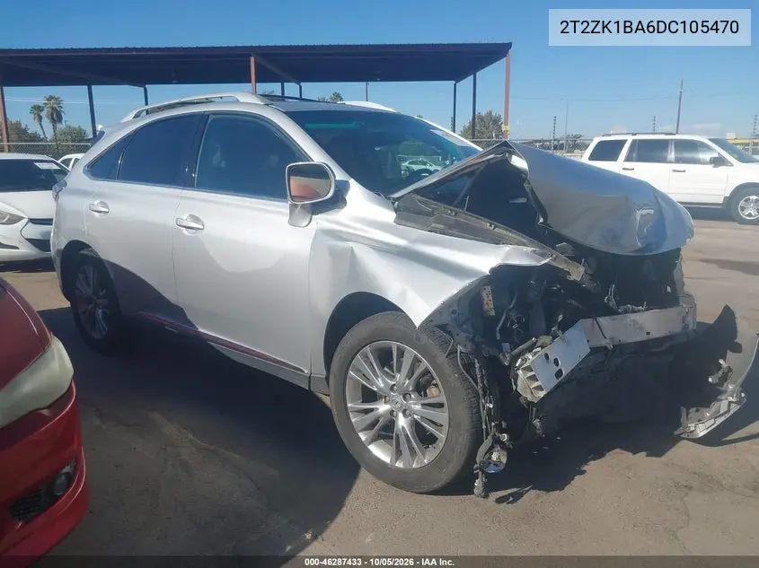 LEXUS RX 2013, VIN 2T2ZK1BA6DC105470
