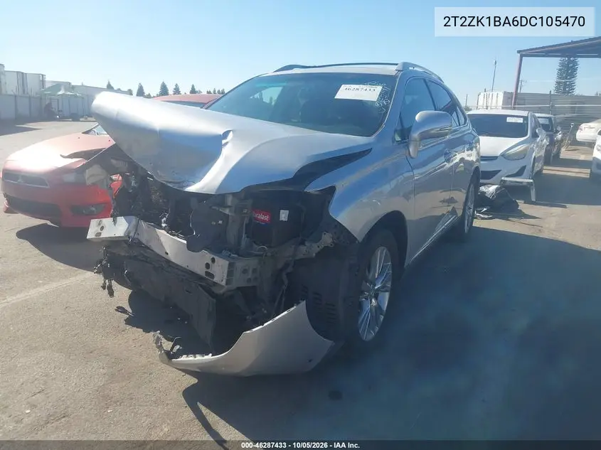 2013 LEXUS RX VIN 2T2ZK1BA6DC105470 — фото 2