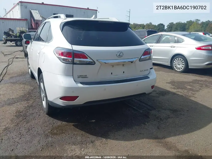 2013 LEXUS RX VIN 2T2BK1BA6DC190702 — фото 3