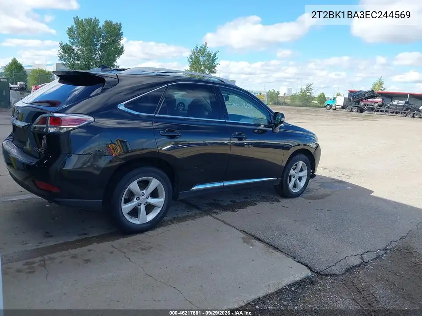 2014 LEXUS RX VIN 2T2BK1BA3EC244569 — фото 4