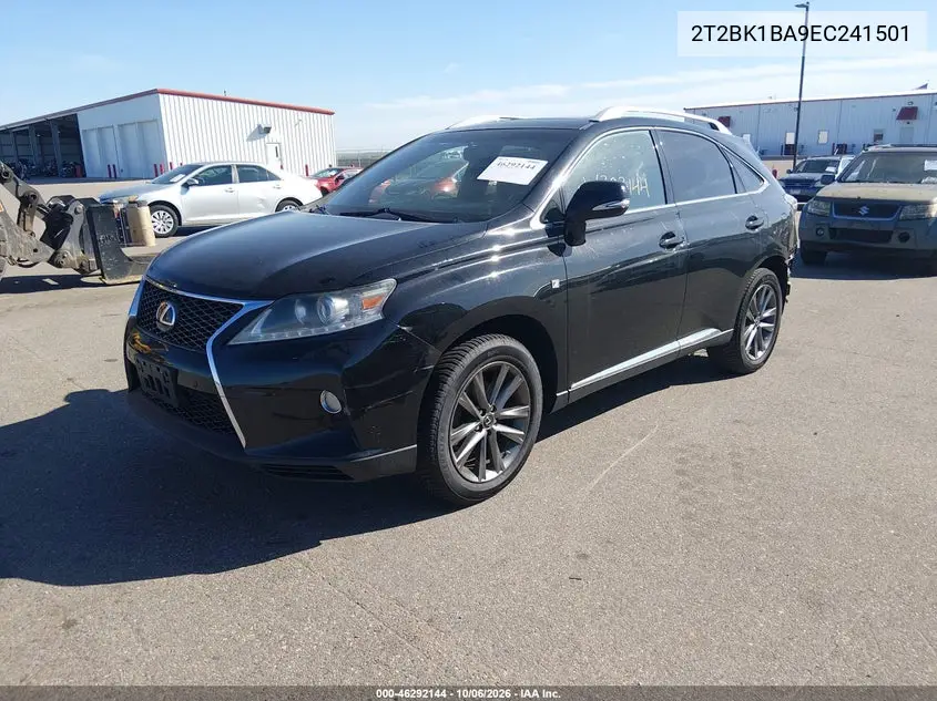 2014 LEXUS RX VIN 2T2BK1BA9EC241501 — фото 2