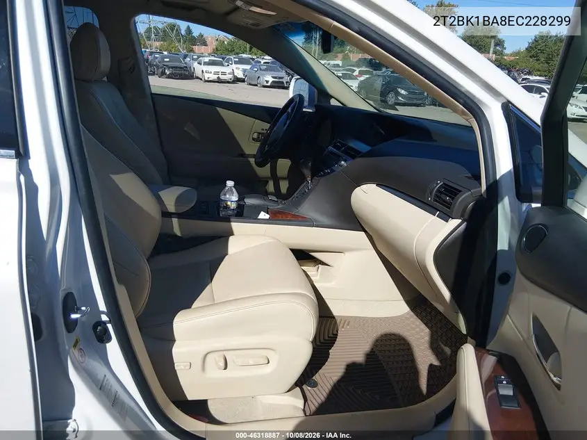 2014 LEXUS RX VIN 2T2BK1BA8EC228299 — фото 5