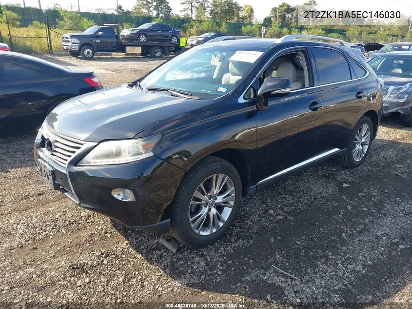 2014 LEXUS RX VIN 2T2ZK1BA5EC146030 — фото 2
