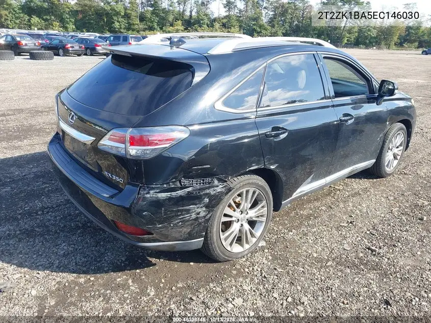 2014 LEXUS RX VIN 2T2ZK1BA5EC146030 — фото 4