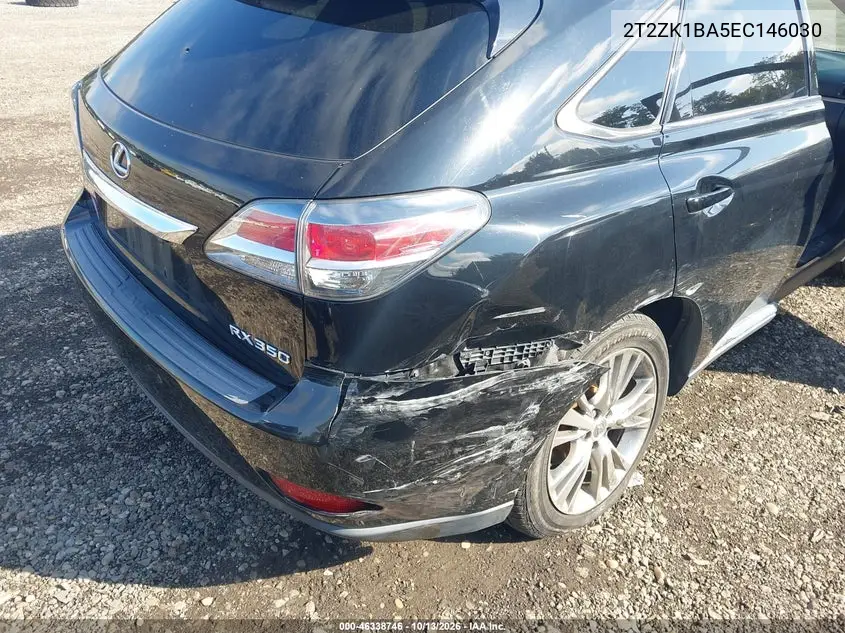 2014 LEXUS RX VIN 2T2ZK1BA5EC146030 — фото 6