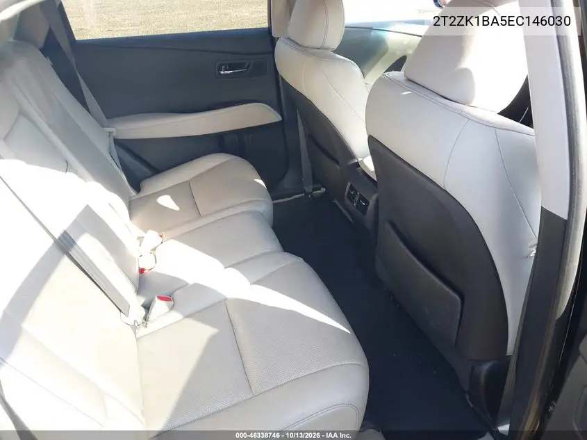 2014 LEXUS RX VIN 2T2ZK1BA5EC146030 — фото 8