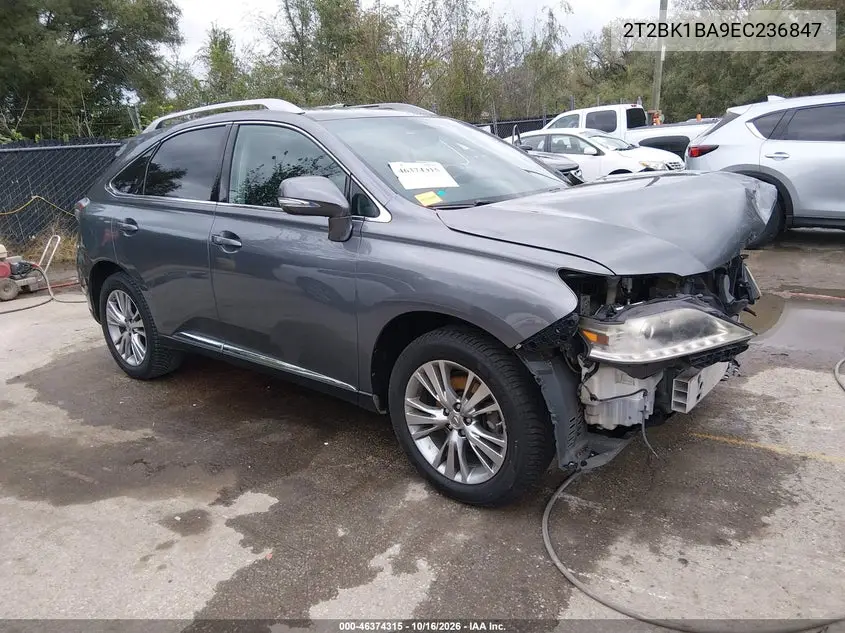 LEXUS RX 2014, VIN 2T2BK1BA9EC236847