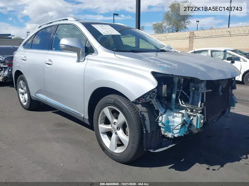 LEXUS RX 2014, VIN 2T2ZK1BA5EC143743