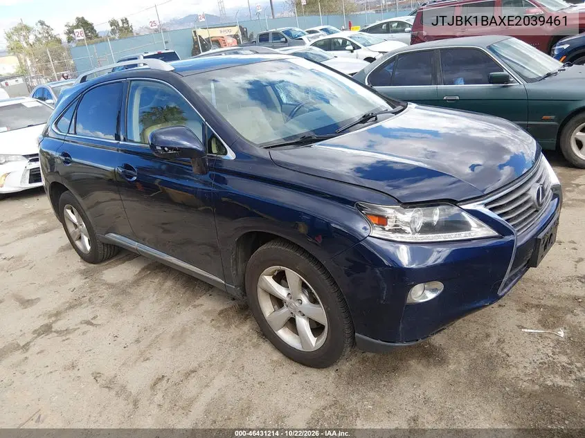 LEXUS RX 2014, VIN JTJBK1BAXE2039461