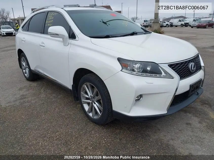 LEXUS RX 2015, VIN 2T2BC1BA8FC006067