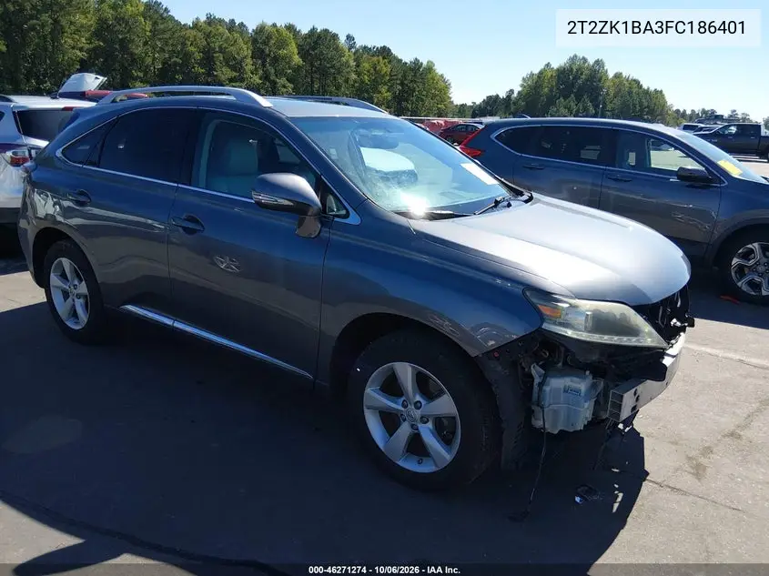 LEXUS RX 2015, VIN 2T2ZK1BA3FC186401